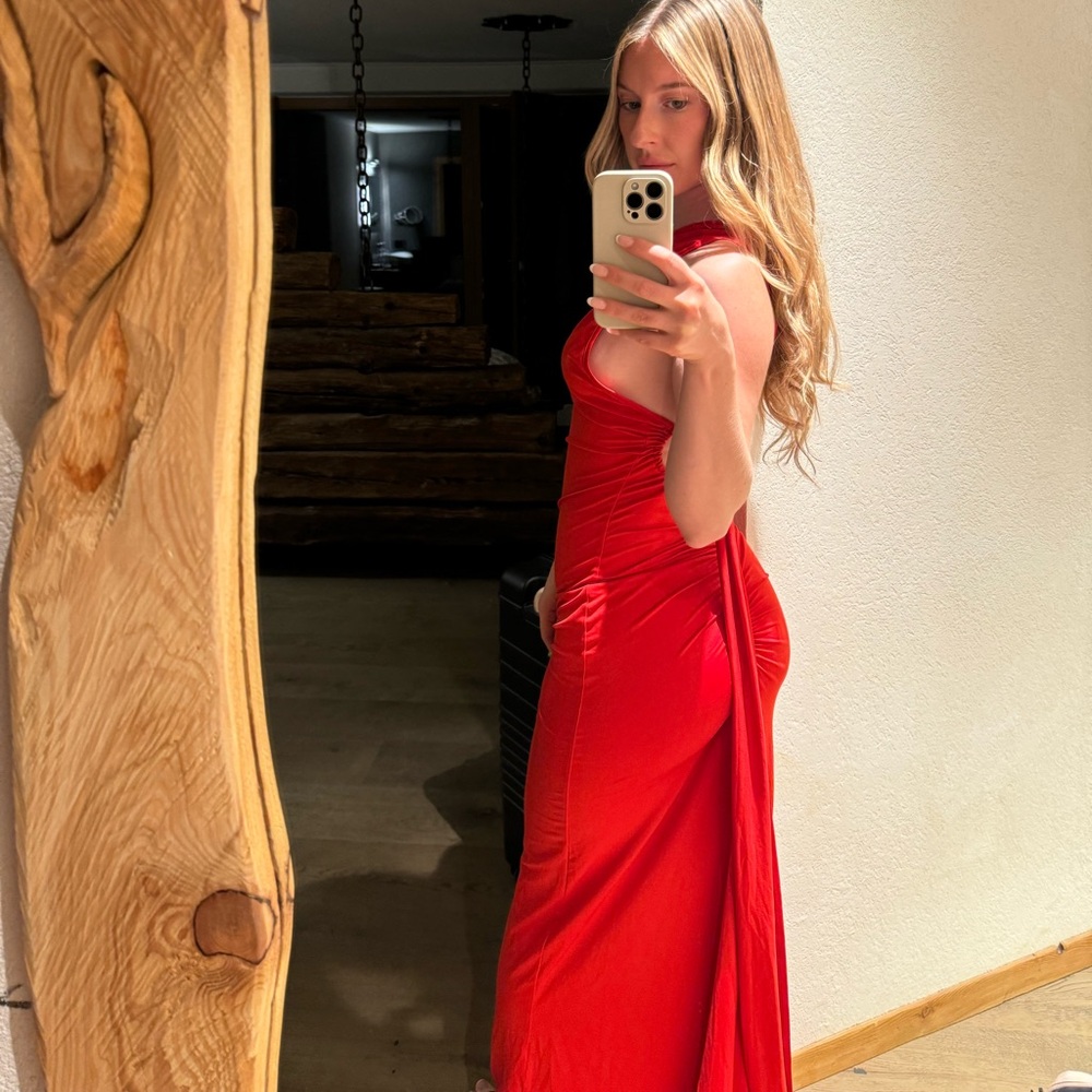 Red dress